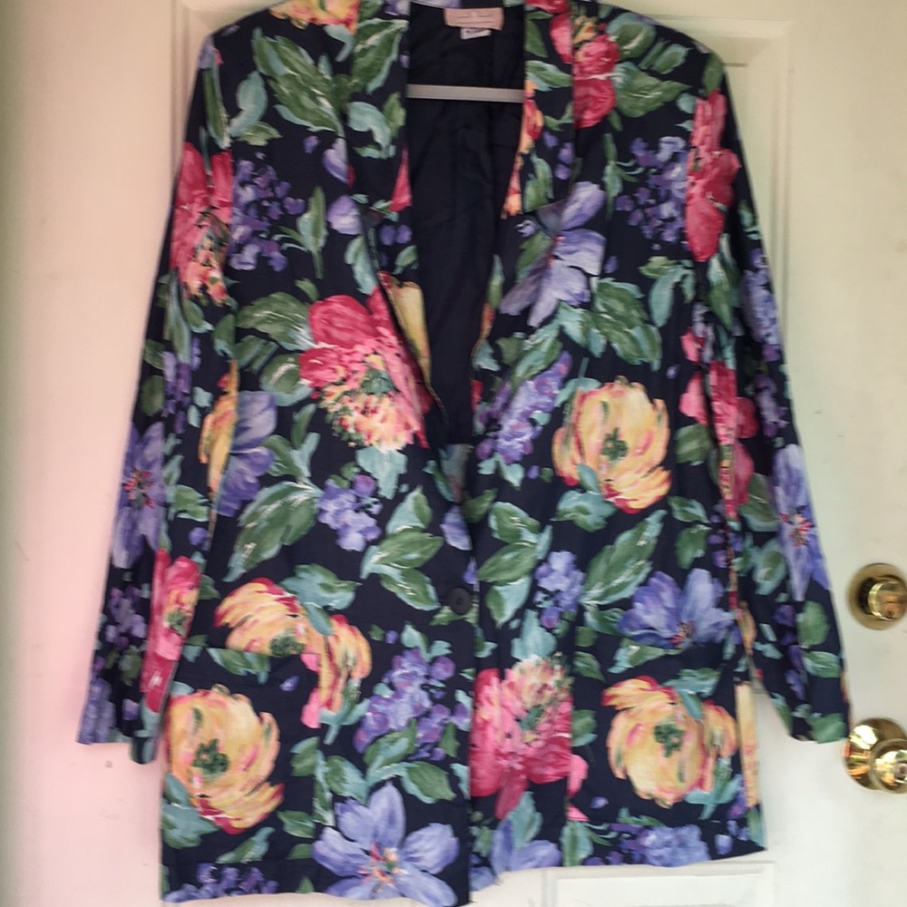 Classic Directions vintage cotton blazer
